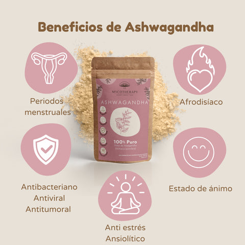 Polvo Ashwagandha 100% Puro