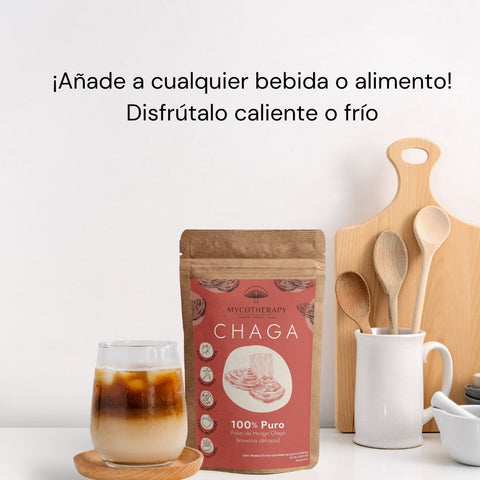 Polvo Chaga 100% Puro